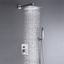 Qioio 10 Inch Wall Mounted Rain Shower