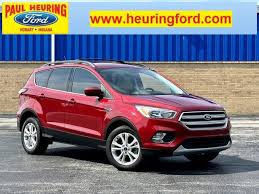 Ford Escape Se Suv In Ruby Red For