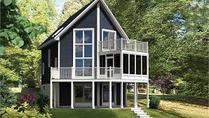 Charming Cottage Lake Style House Plan