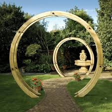 Free Standing Flower Circle Pergola