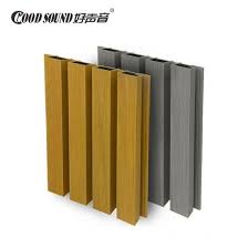 Wooden Grooved Acoustic Panel Sound