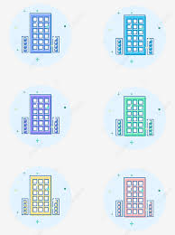 Building House City Vector Png Images