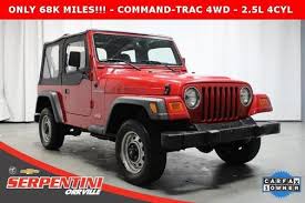 Used 2002 Jeep Wrangler For Near