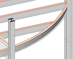 sketch a curved beam revit 2020