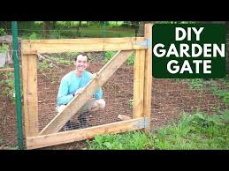 Build A Garden Gate The Easy Way