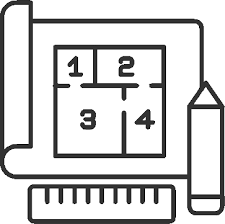 Floor Plan Animated Icon In