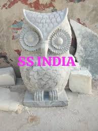 Stone Owl Sculpture At Rs 35000 Bird
