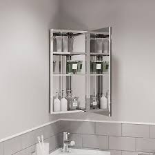 Single Door Corner Bathroom Mirror