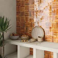 Luma Burnt Orange Gloss Ceramic Wall