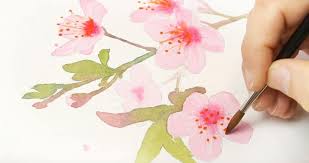 How To Paint Watercolor Cherry Blossom