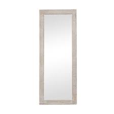 White Fl Wall Mirror