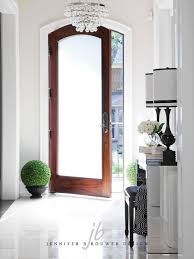 Frosted Glass Front Door Contemporary