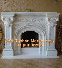 Marble Carved Fireplace At Rs 235000