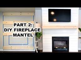 Easy Diy Wooden Fireplace Mantel