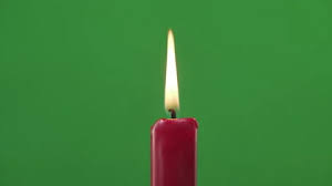 Gusts Of Wind Extinguish A Red Candle