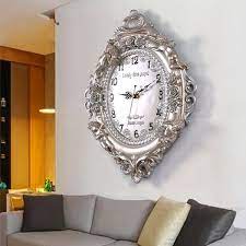 Art Deco Wall Clock Mute Bedroom Clock