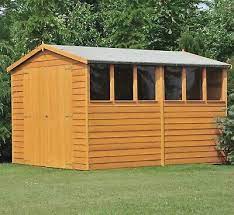 12x6 Wooden Garden Shed Apex Roof