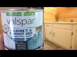 Using Valspar Cabinet Paint From