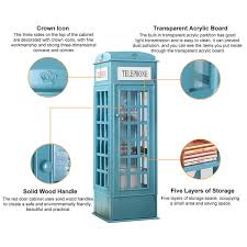 Phone Booth Shaped Retro Kid S Bookcase