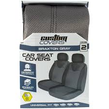 Custom Covers Lb Braxton 2pc Gry Seat