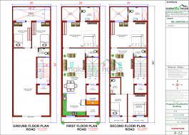 Buy 20x60 House Plan 20 By 60 Front