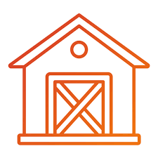 Garden Shed Generic Gradient Outline Icon