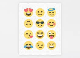 Emoji Print Funny Office Emoticon