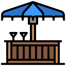 Beach Bar Free Holidays Icons