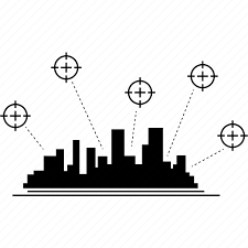 Area Building City Target Icon