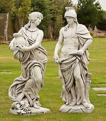 Roman Gladiator Goddess Stone Garden