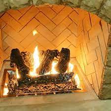 Outdoor Gas Fireplace Log