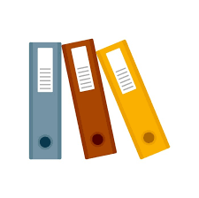 Storage Document Folder Icon Flat