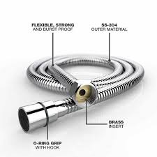 Fossa 1 Meter Flexible Shower Hose Pipe