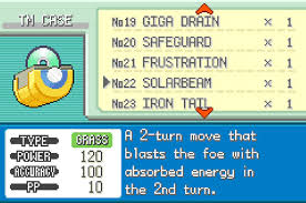 get tm22 solarbeam in pokémon frlg