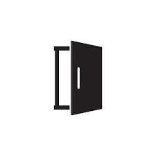 Door Icon Exterior Approach Front