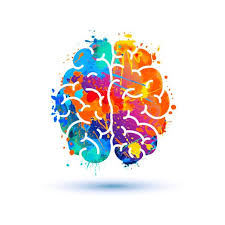 Human Brain Icon Of Watercolor Splash