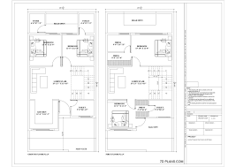 House Plan Of Plot Size 26 6 X54 4