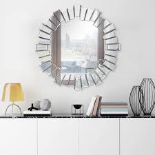Empire Art Direct Traverse Moderno Round Mirror