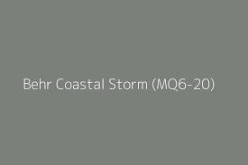 Behr Coastal Storm Mq6 20 Color Hex Code