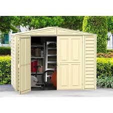 Duramax 8 X5 5 Duramate Vinyl Shed With Foundation Kit
