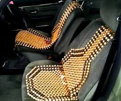 Car Wooden Bead Seat Cushion Multi