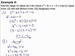 13 Quadratic Inequalities Example 8