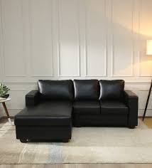Buy Sato Leatherette Rhs Sectional Sofa