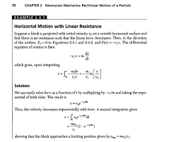 Horizontal Motion With Linear Bartleby