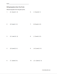 Linear Equations Riverside Math