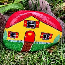 Fairy House Painted Rocks Fairy