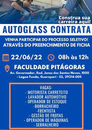 Autoglass Abre Processo Seletivo Para