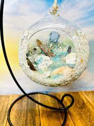 Coastal Artwork Hanging Glass Art