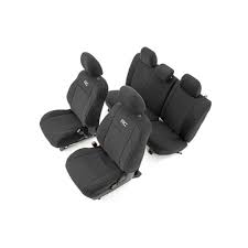 Rough Country 91031 Toyota Neoprene Front Rear Seat Covers 16 20 Tacoma