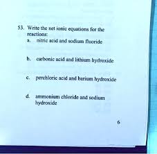 Nitric Acid And Sodium Fluoride